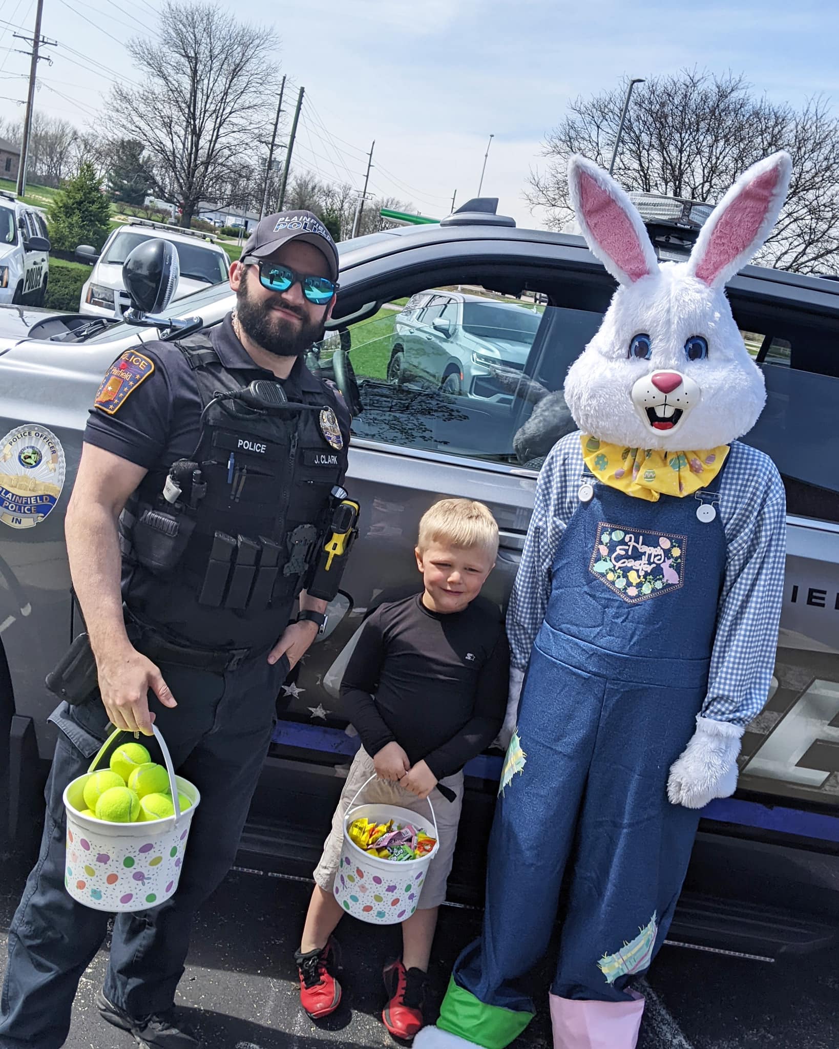 The Easter Bunny teamed up... - Plainfield Police Department | Facebook
