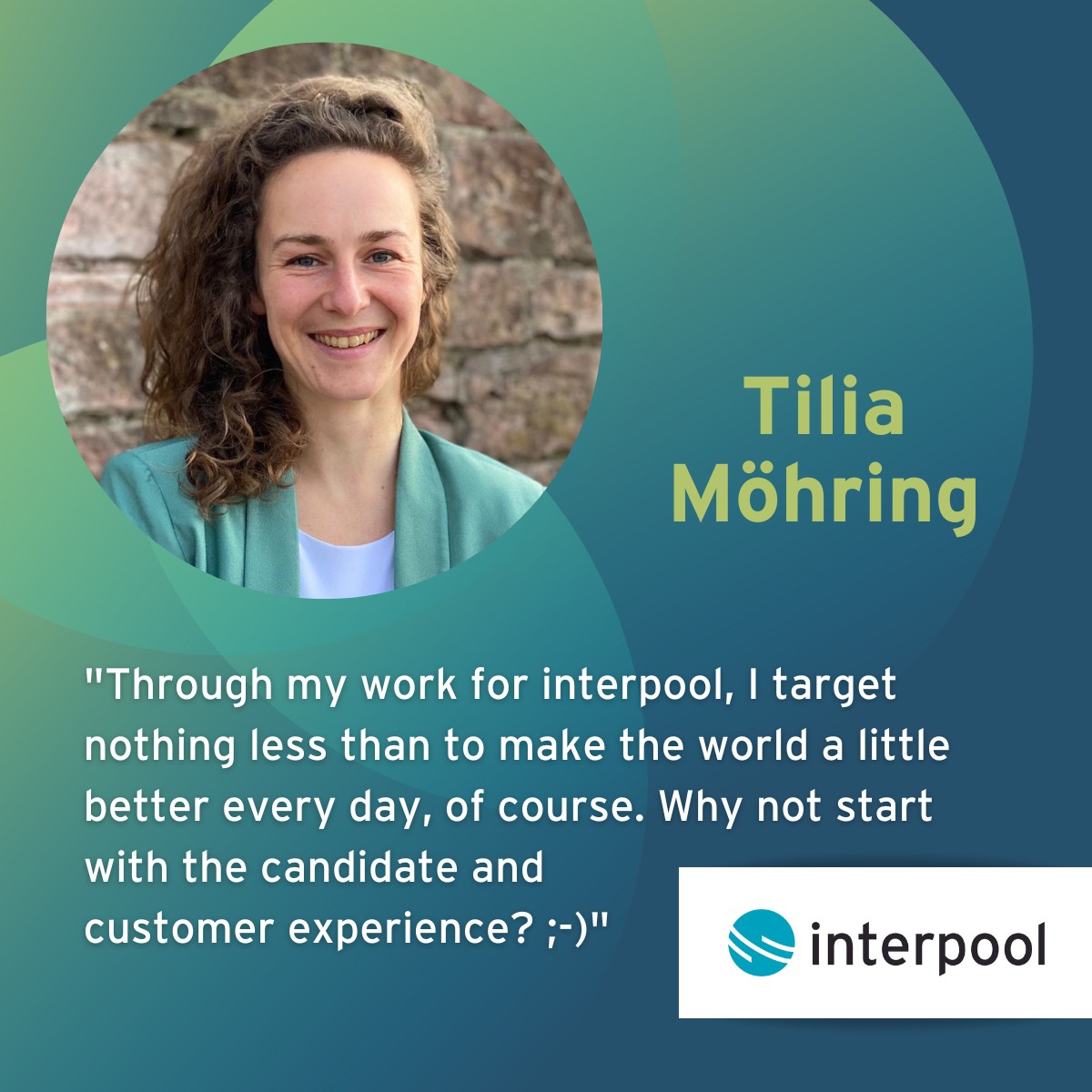 interpool - Get to know our new colleague Tilia, who has joined our ...