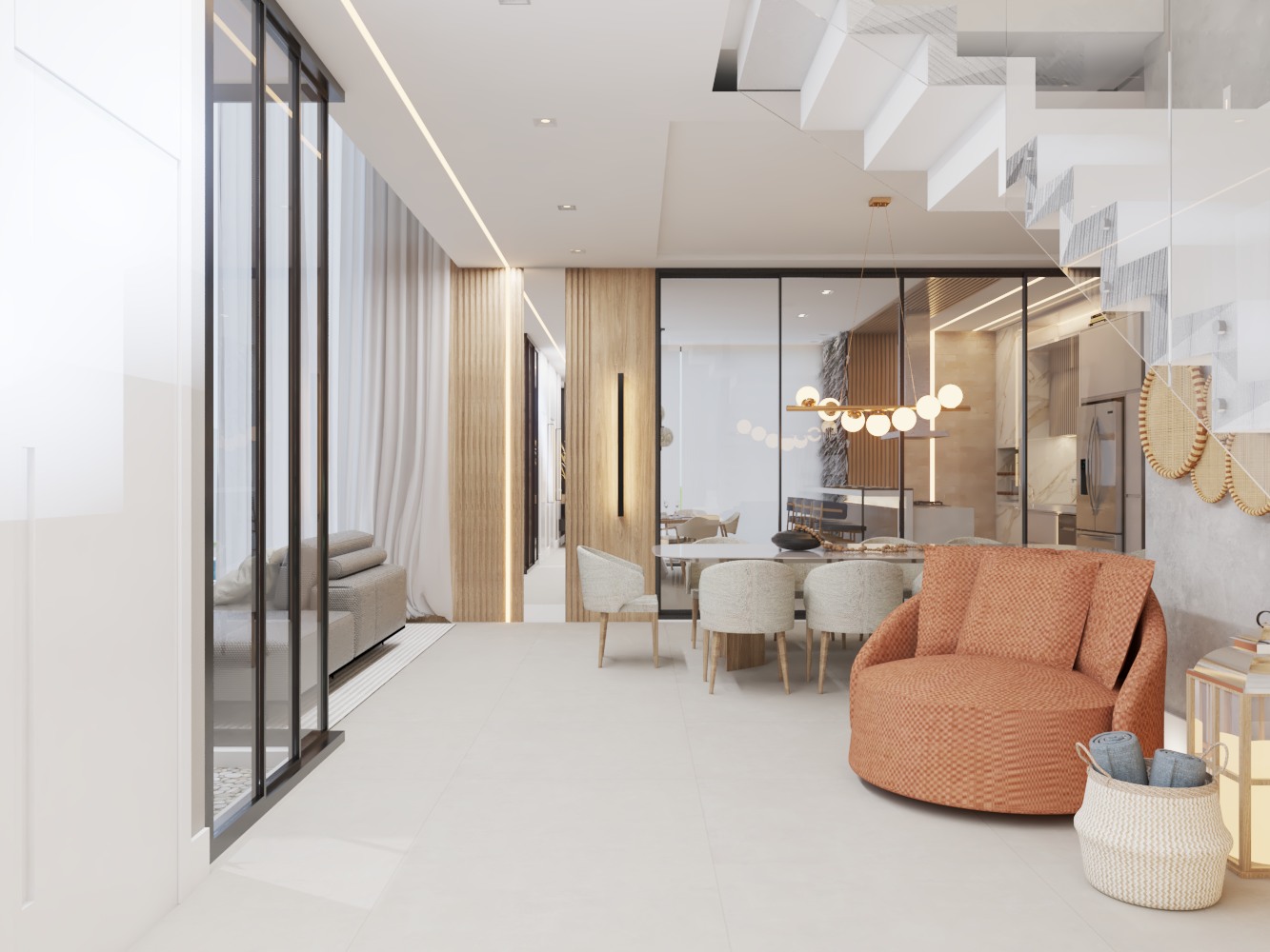 SENTY - Living especial para uma linda família! 💗 #arquitetura #design ...