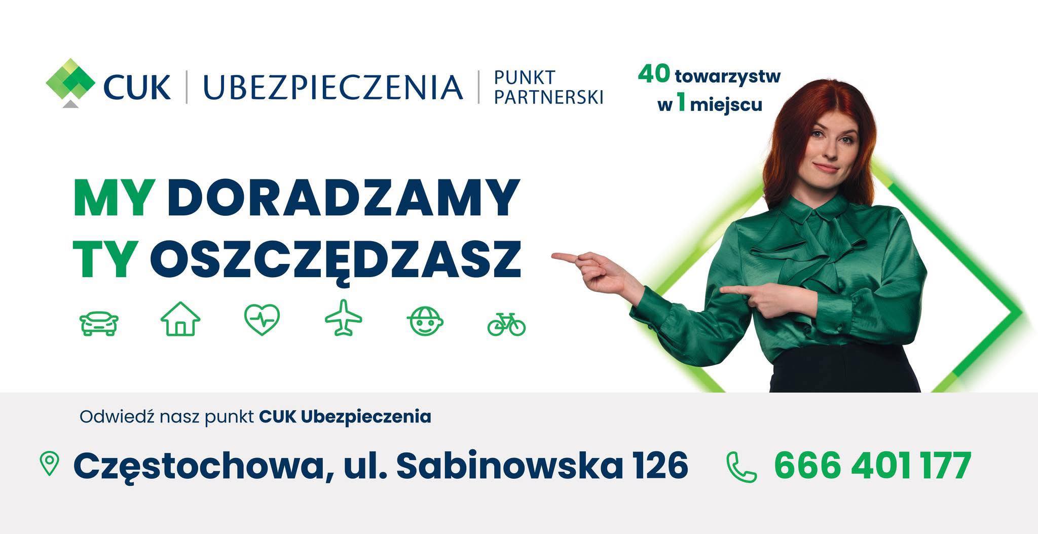 CUK Ubezpieczenia Częstochowa Sabinowska | Czestochowa