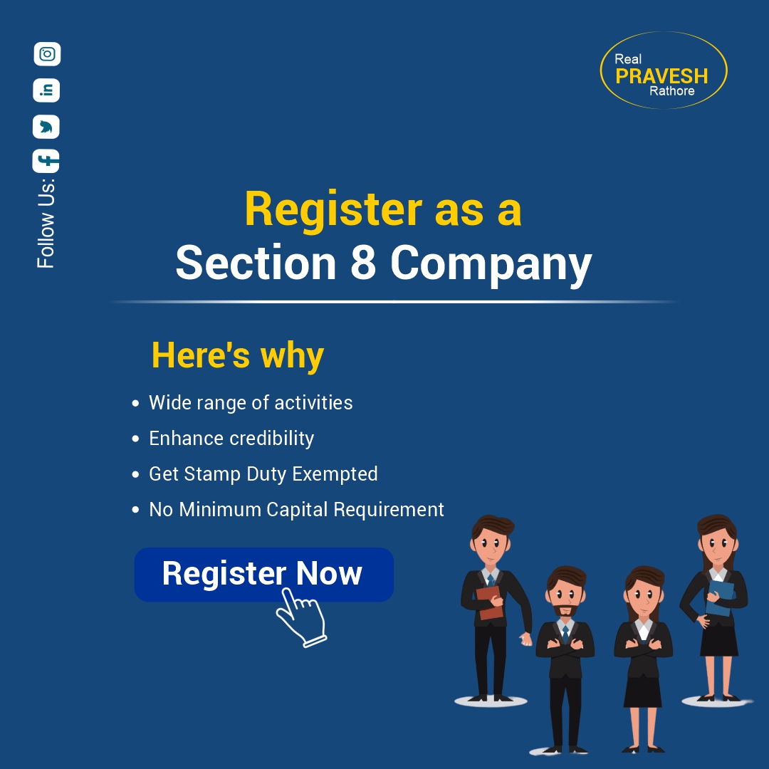 Pravesh - Register as a Section 8 Company Registration. To Know More ...