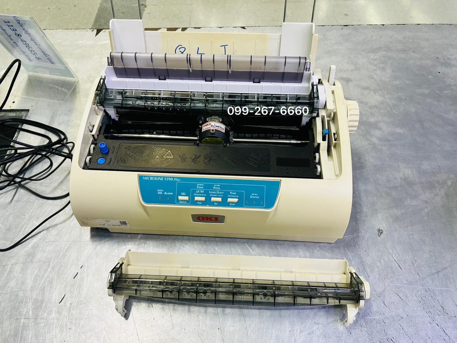Oki 1190plus 🕯️paper eject หรือ ตัวฉีกกระดาษลูกยางชอบละลาย 🔦เคสนี้ละลาย ...