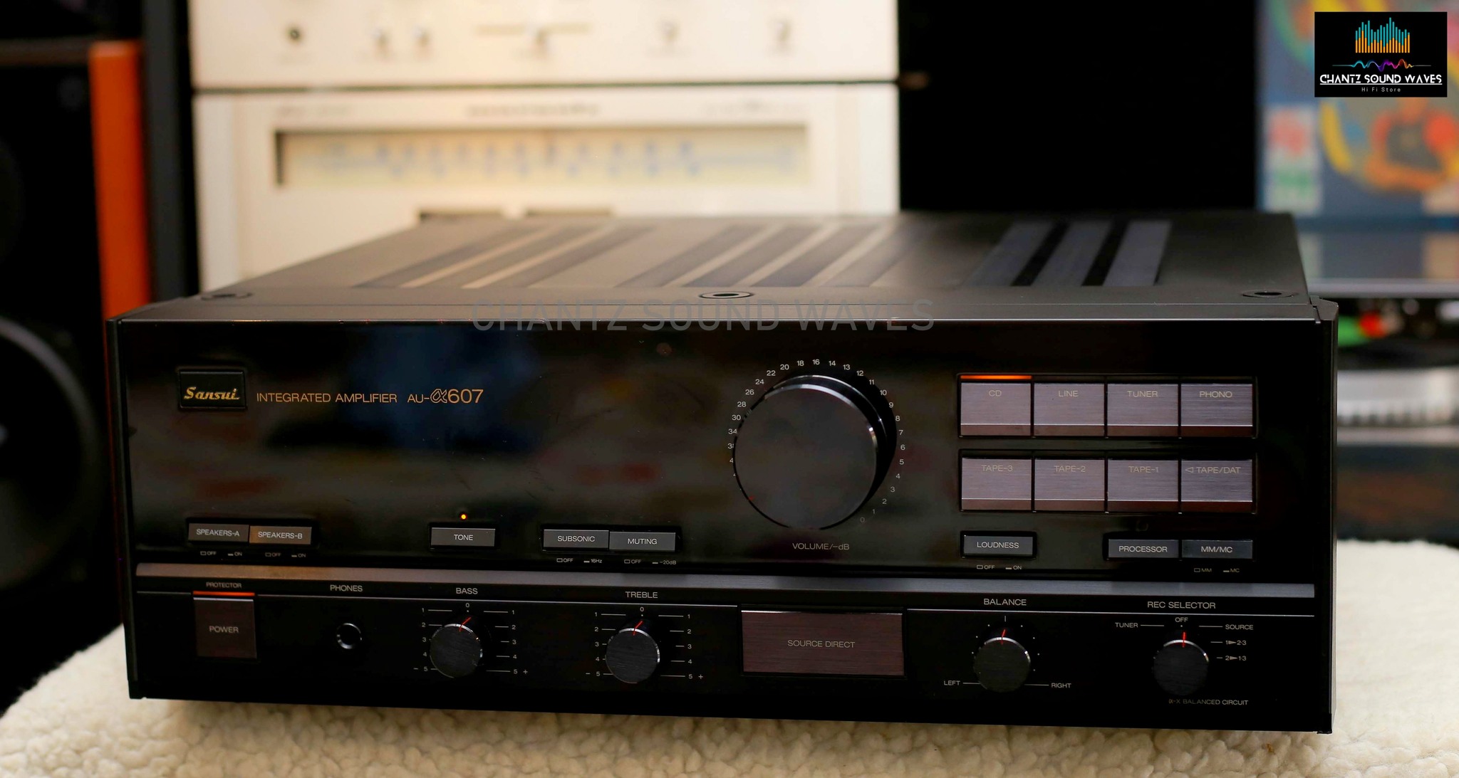 Vintage Sansui AU Alpha 607 KX vs 307 comparison