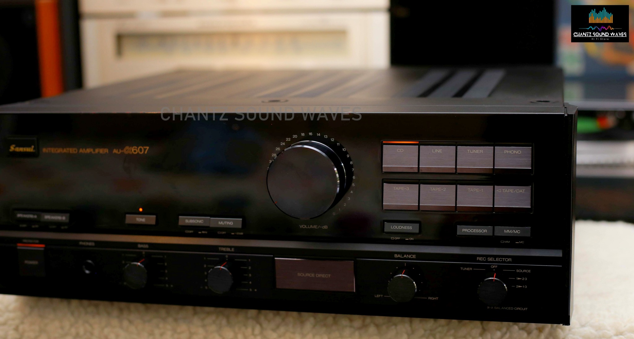 Vintage Sansui AU Alpha 607 KX vs 307 comparison