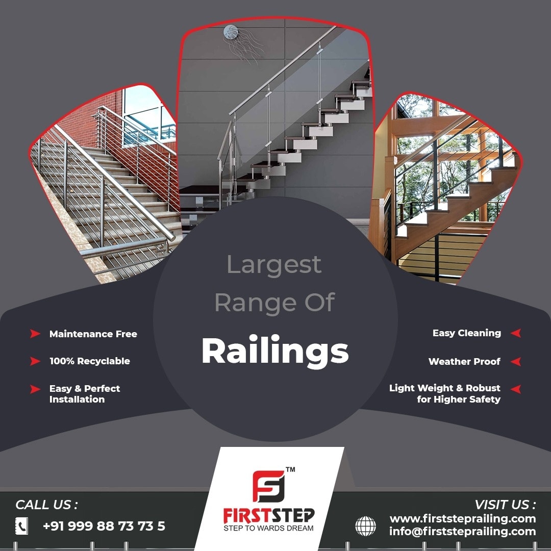 First step rail - ️ Largest Range of Railing.... ️...