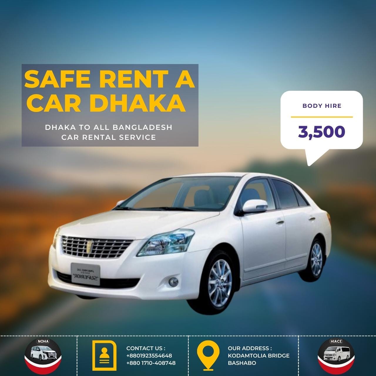 SAFE RENT A CAR | Dhaka