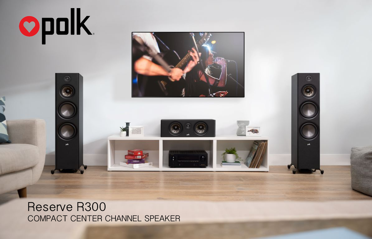 Audiophile - Polk Audio Reserve R300 ลำโพงเซ็นเตอร์แชนแนลไซส์คอมแพ็ค ...