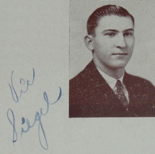 Vic Siegel, Davenport High School class of 1938 athlete and Iowa