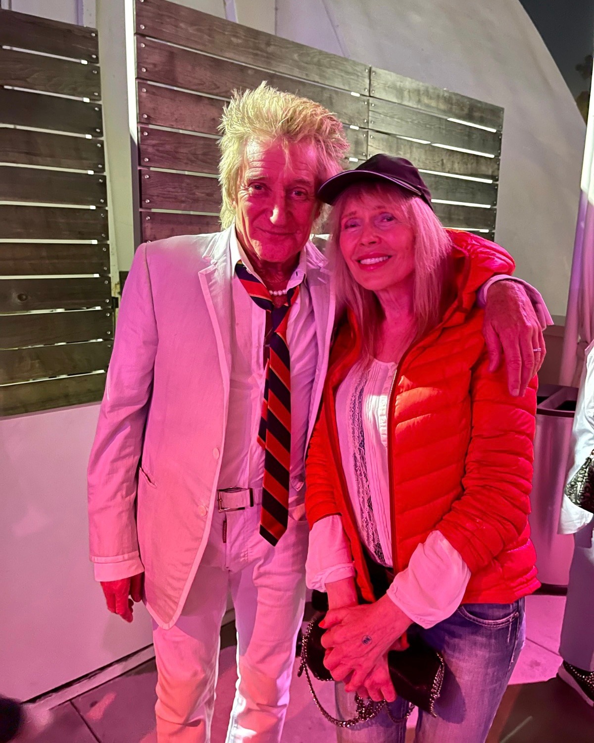 Rod Stewart So nice to catch up with Lillian Muller