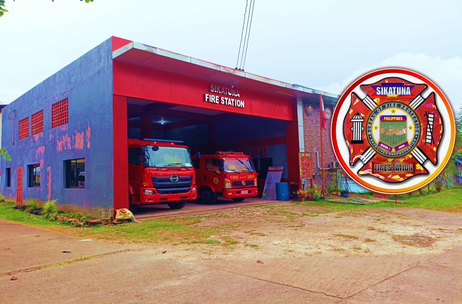 BFP R7 Sikatuna Fire station | Sikatuna
