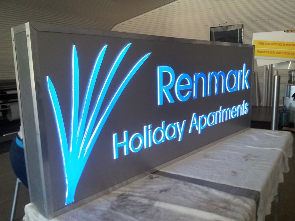This is an LED light box we made... - Larry Signs & Tinting