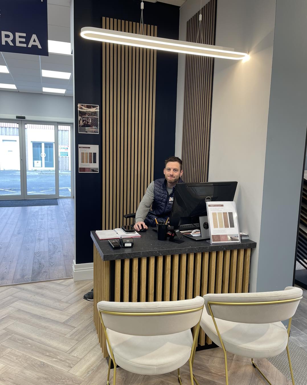 The Door Centre - Our Hotan Acoustic rated wall panelling...