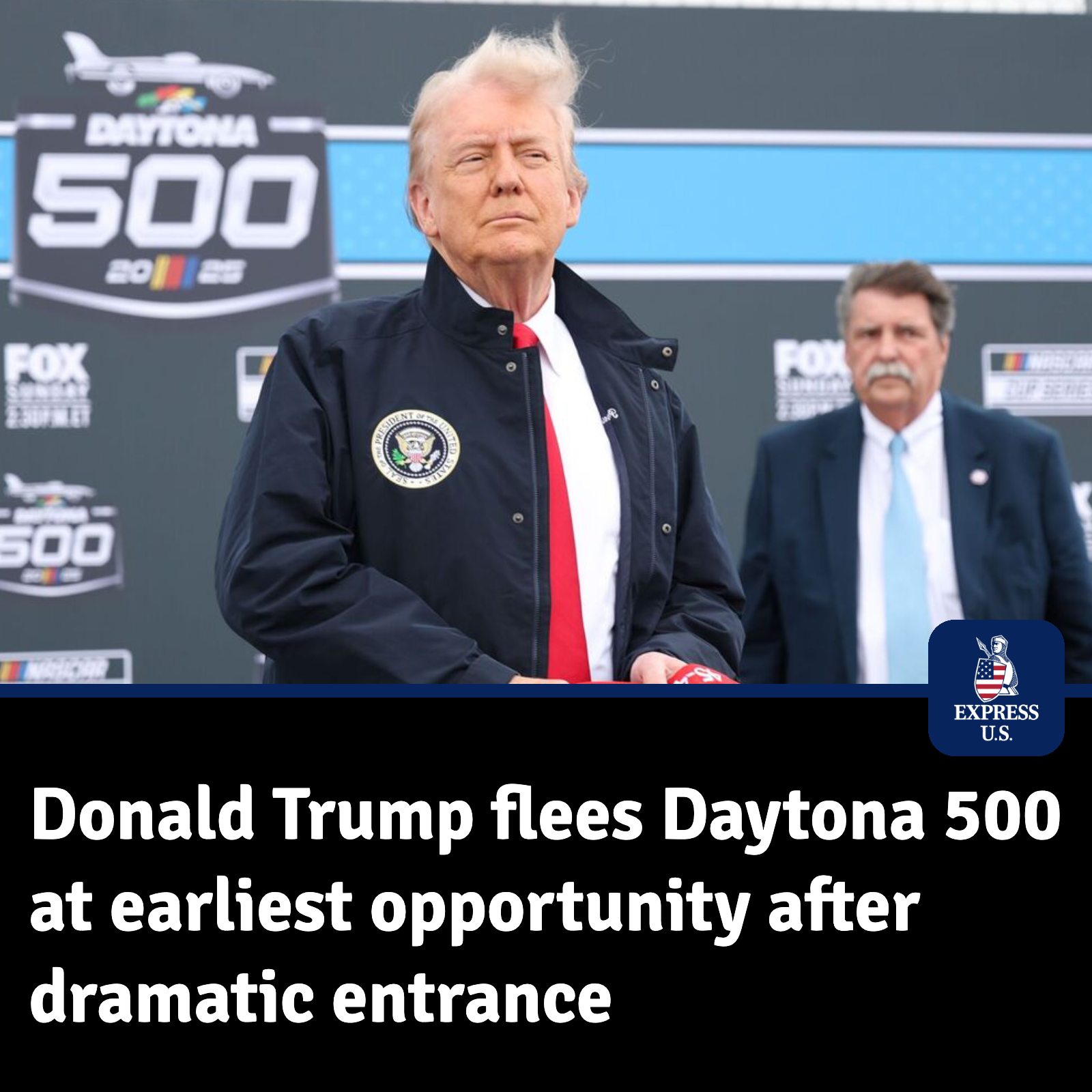 Express US - Trump was there for a good time, not a long...
