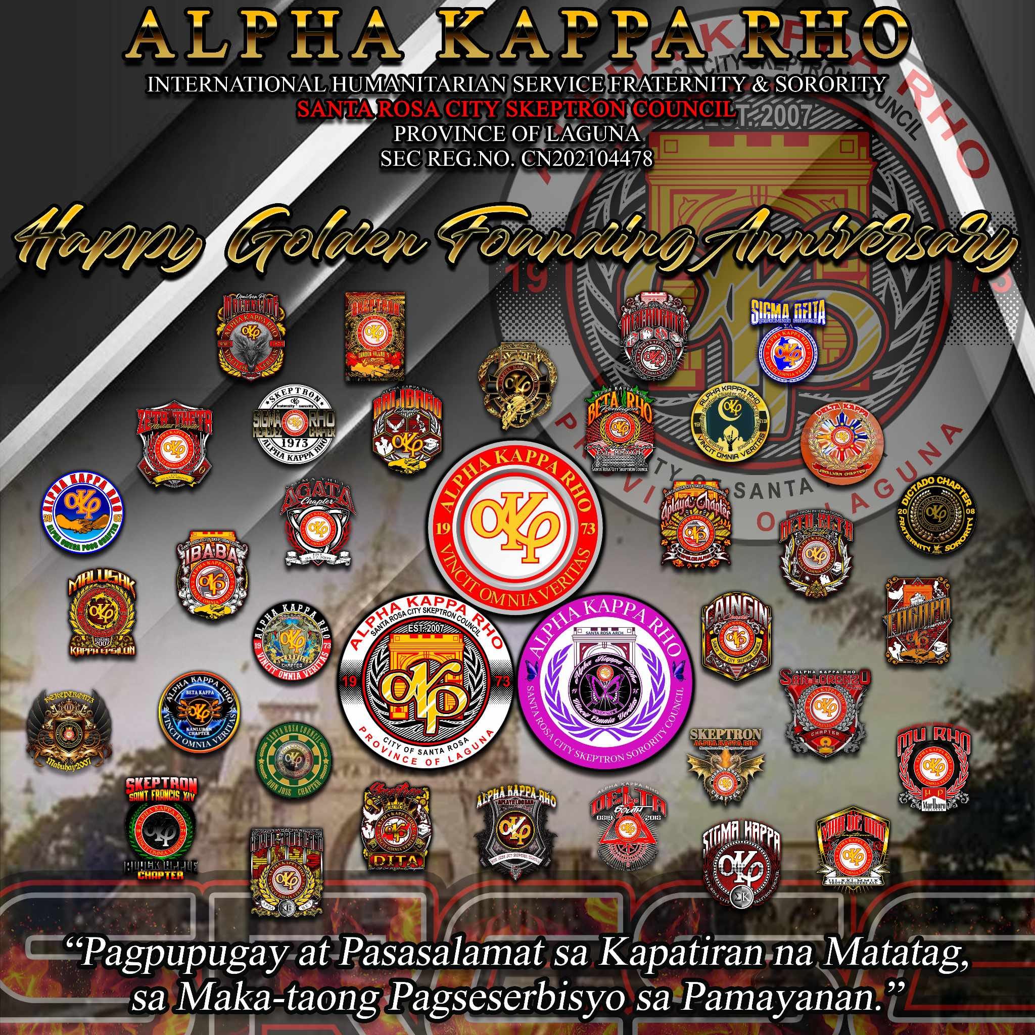 ALPHA KAPPA RHO - ADVANCE HAPPY GOLDEN FOUNDING... | Facebook