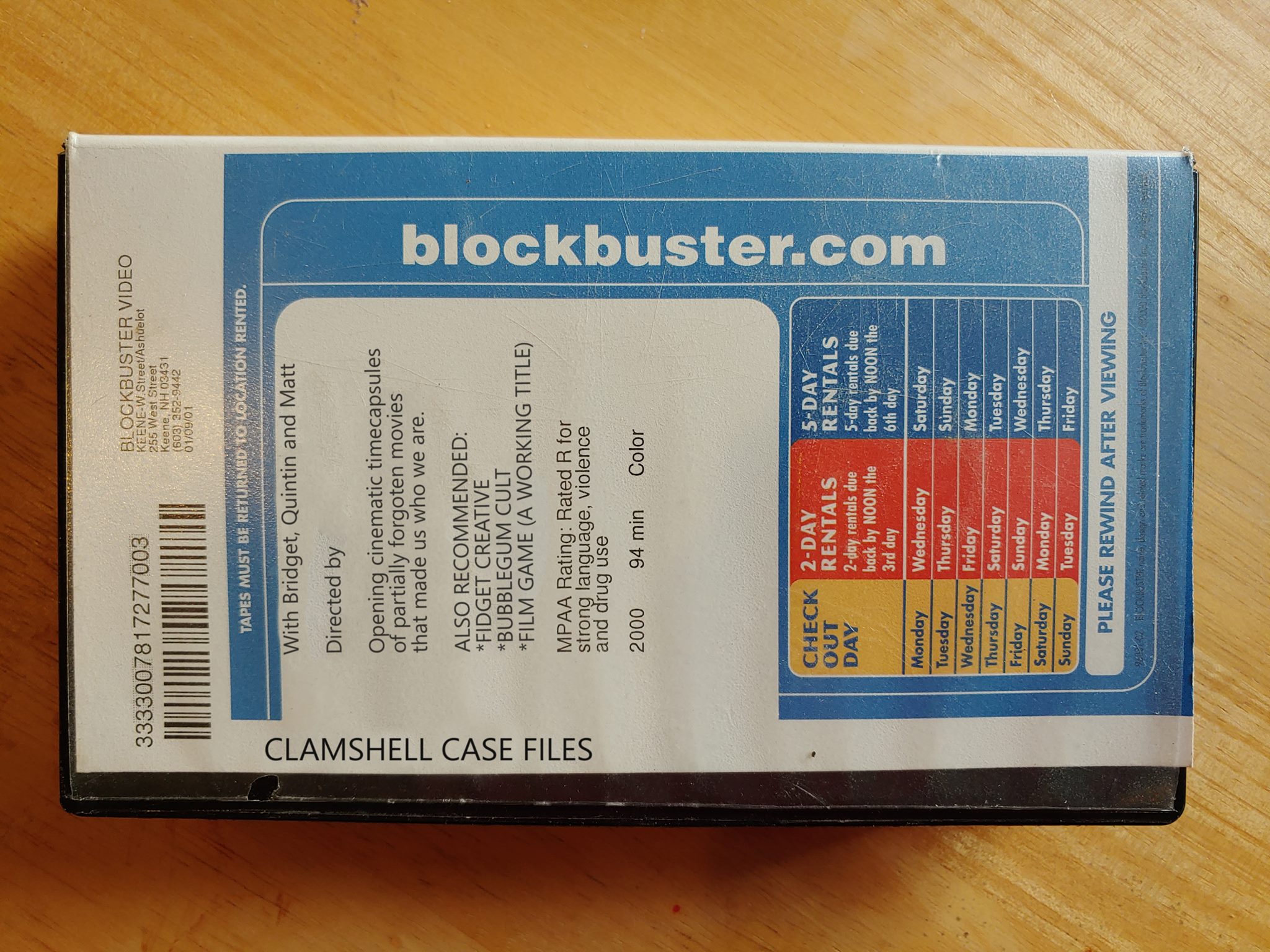 Clamshell Case Files