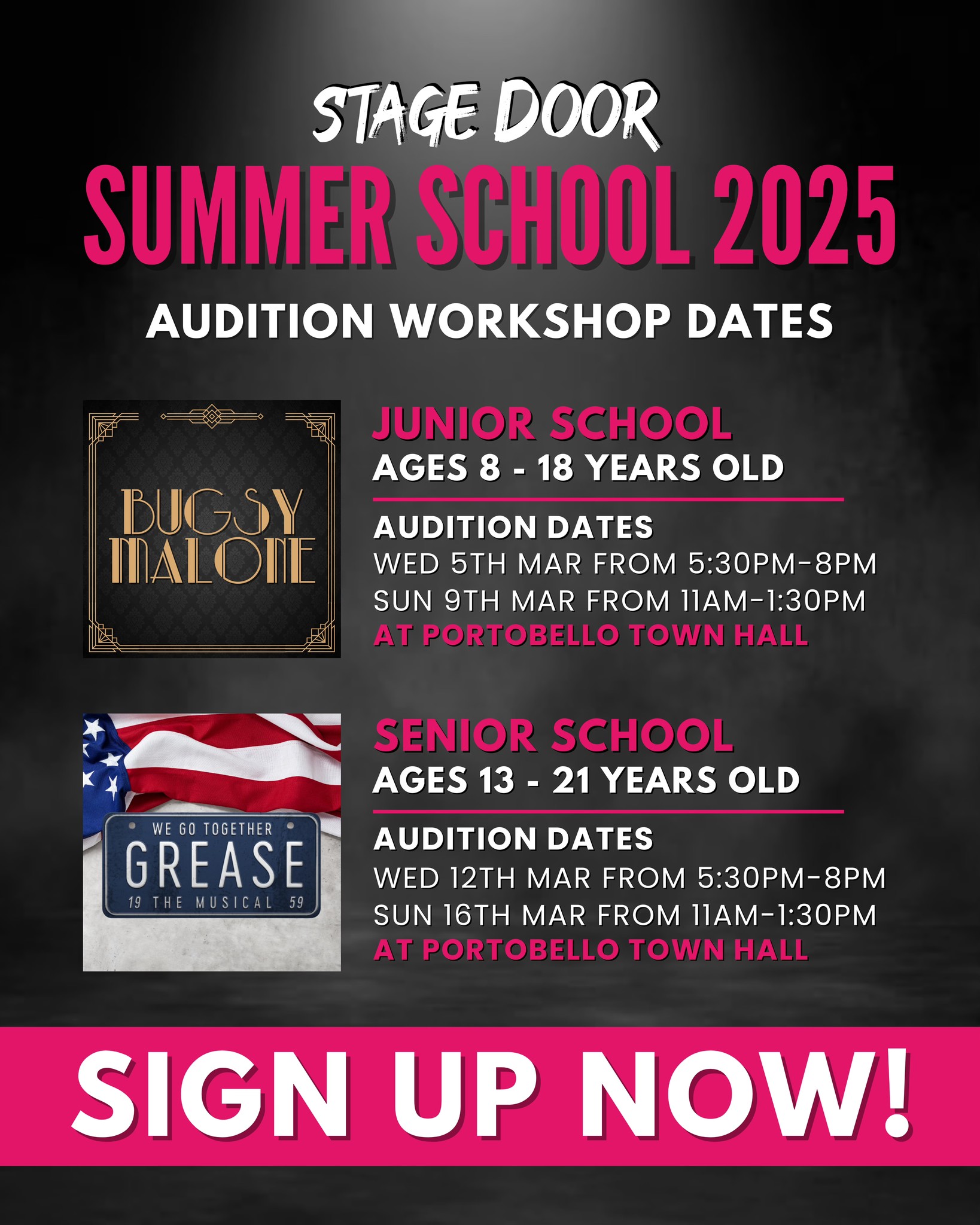 Stage - ☀️ SUMMER SCHOOL AUDITIONS ☀️ We are delighted to announce our ...
