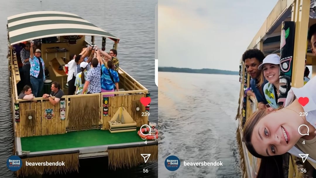 Broken Bow Lake Tiki Boat Tours | Hochatown OK