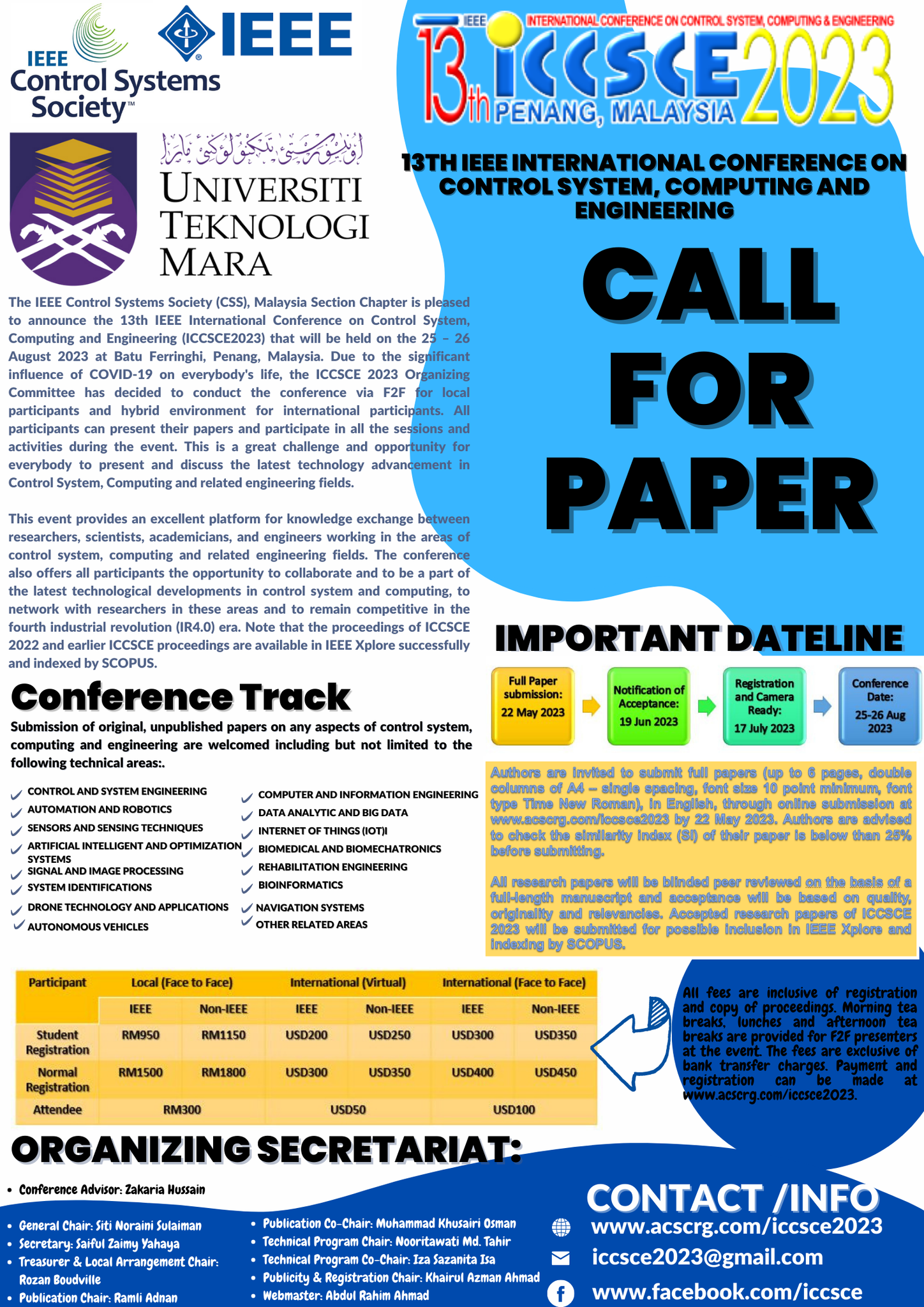IEEE International Conference on Control System, Computing and ...