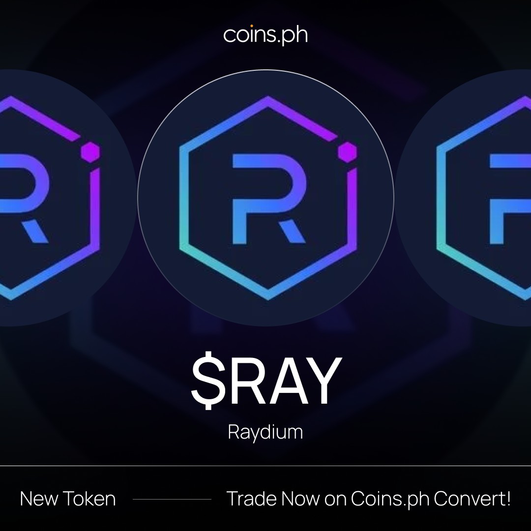 Coins.ph - $RAY is now available for trading on Coins!... | Facebook