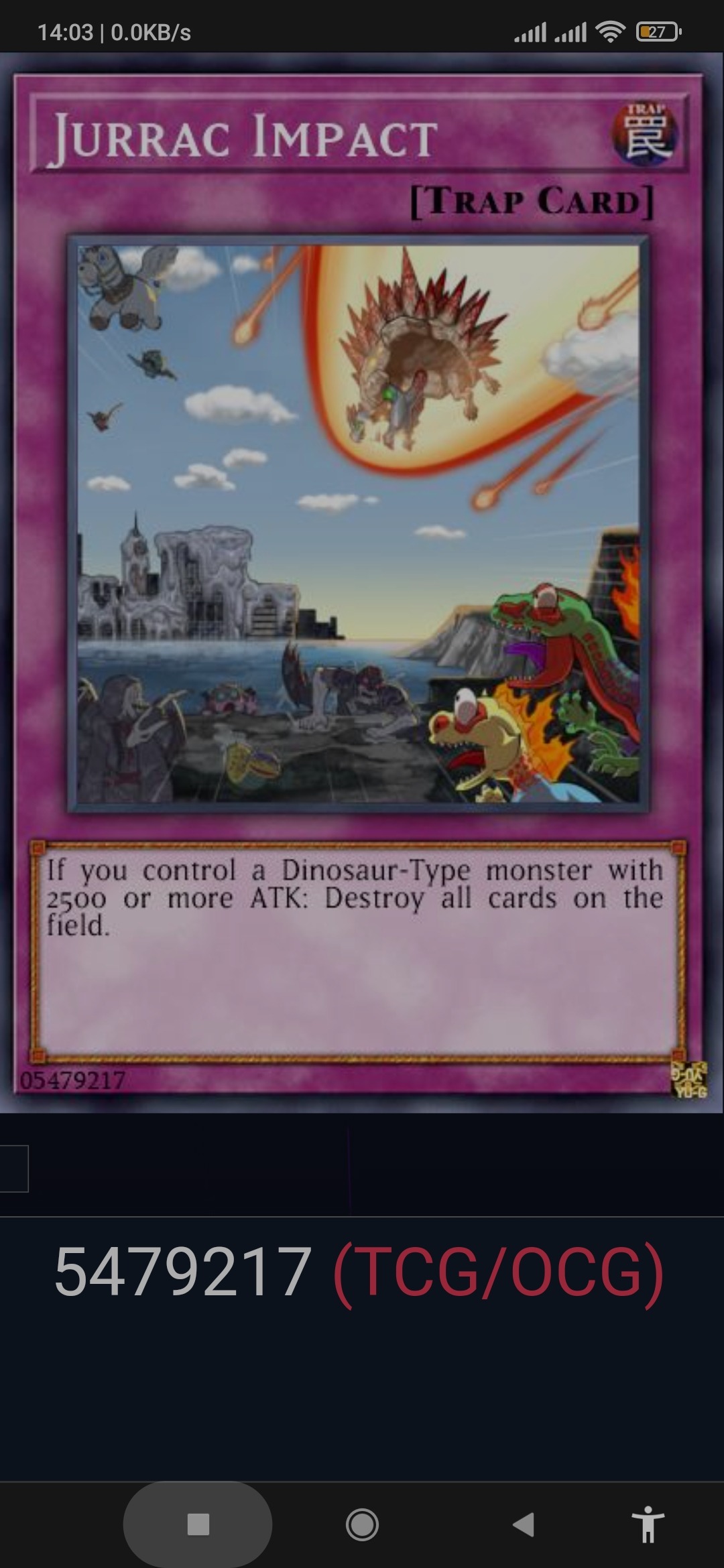 yugioh dinosaur spell and trap cards Yu-Gi-Oh! - Seismic Shockwave (SD09-EN031) - Structure Deck 9: Dinosaur's Rage - 1st Edition Best Dinosaur Cards In Yu-Gi-On!