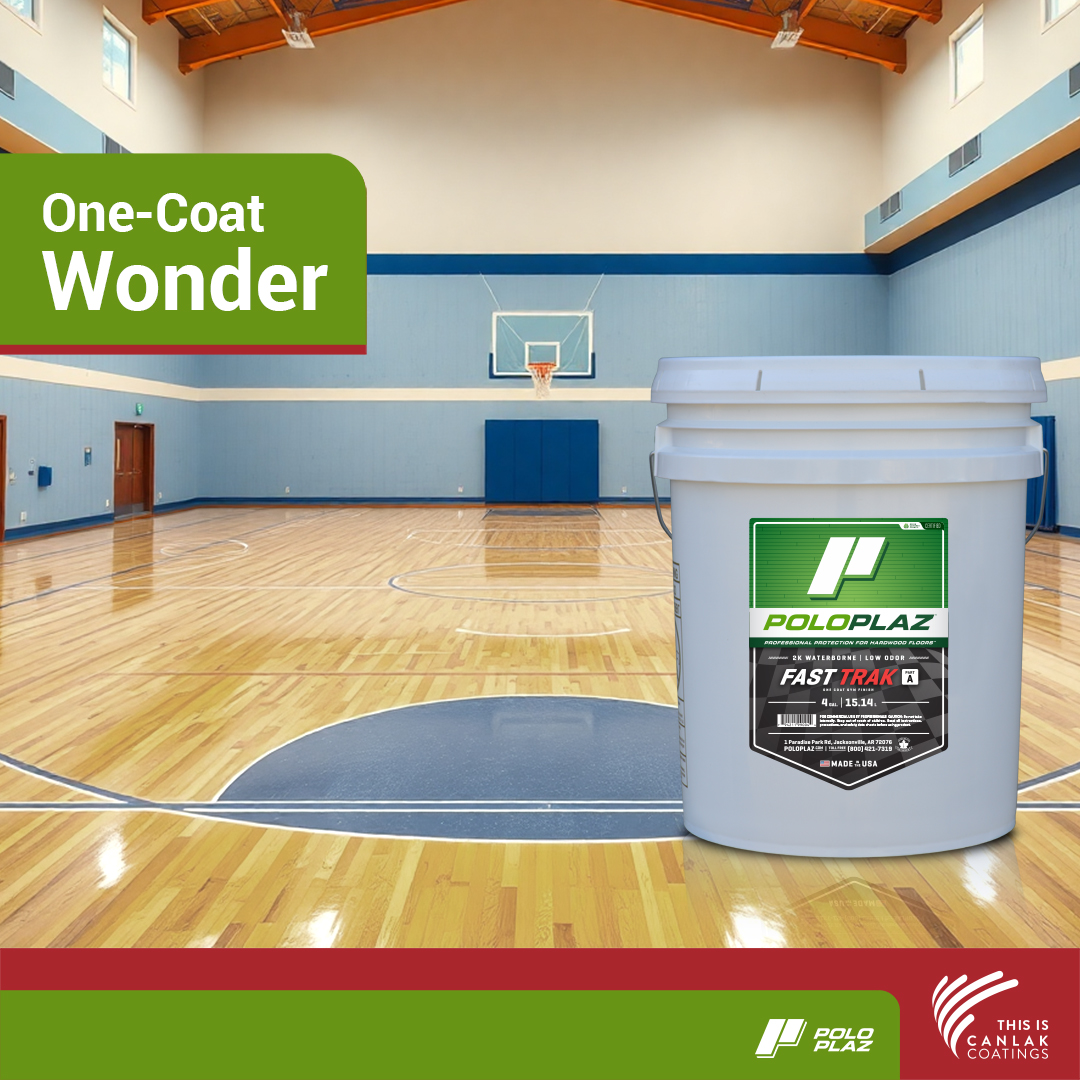Canlak - PoloPlaz FastTrak is a unique waterborne finish designed for ...