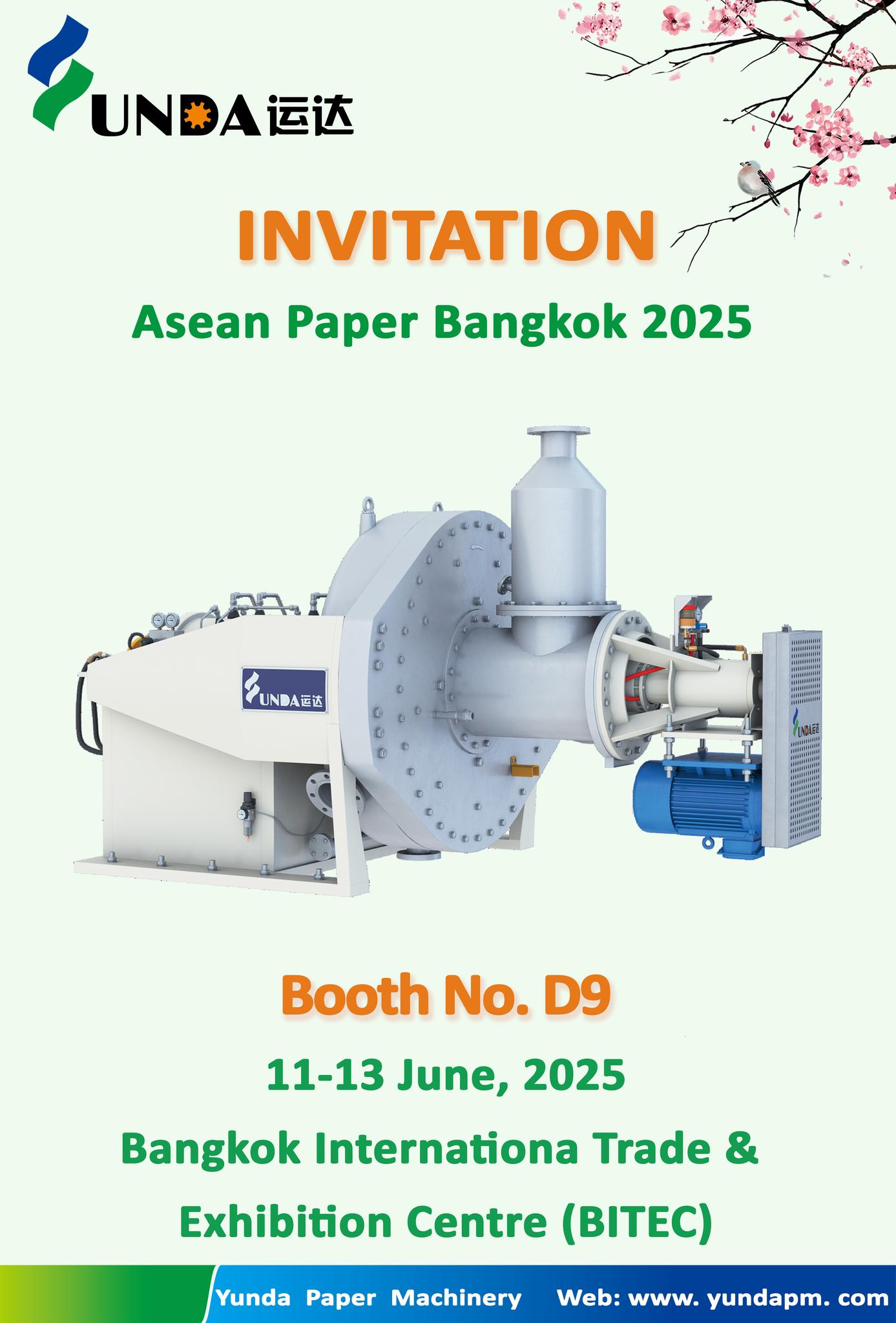 Yunda - #YundaPaperMachinery #Pulping #PaperMachine Asean Paper Bangkok ...