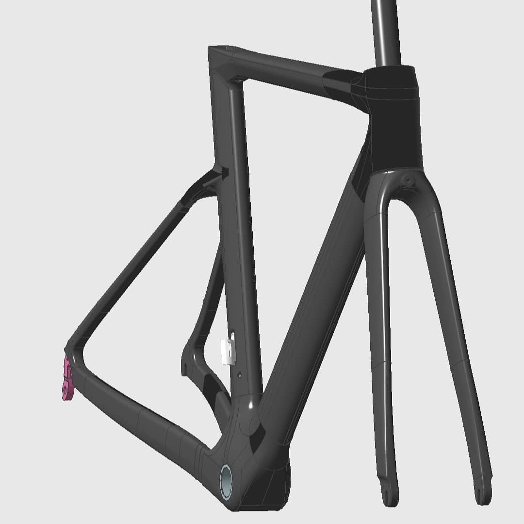 Hygge model S rim brake complete bike with chameleon green purple