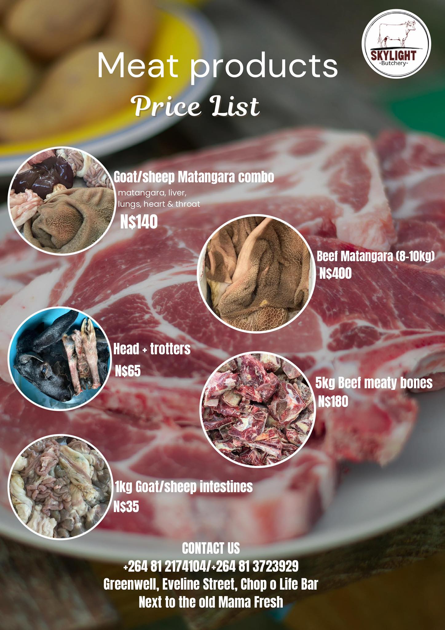 Goat/sheep combos available‼️... - SkyLight Meat Market | Facebook