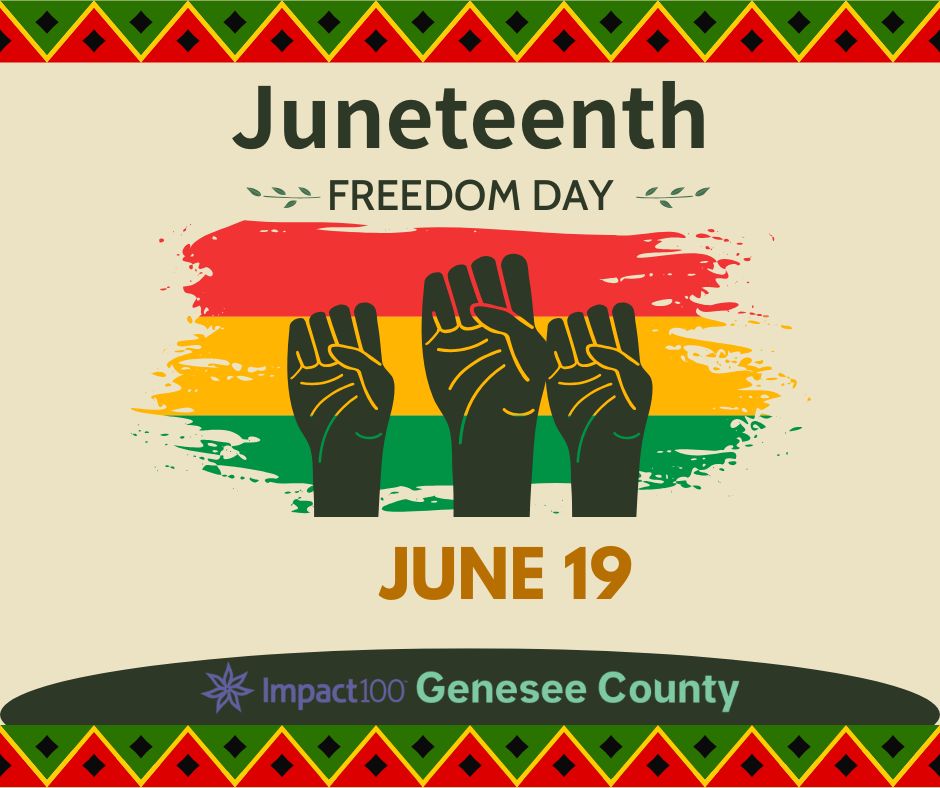🖤 🏾 Today, We Honor Freedom.... - Impact 100 Genesee County | Facebook