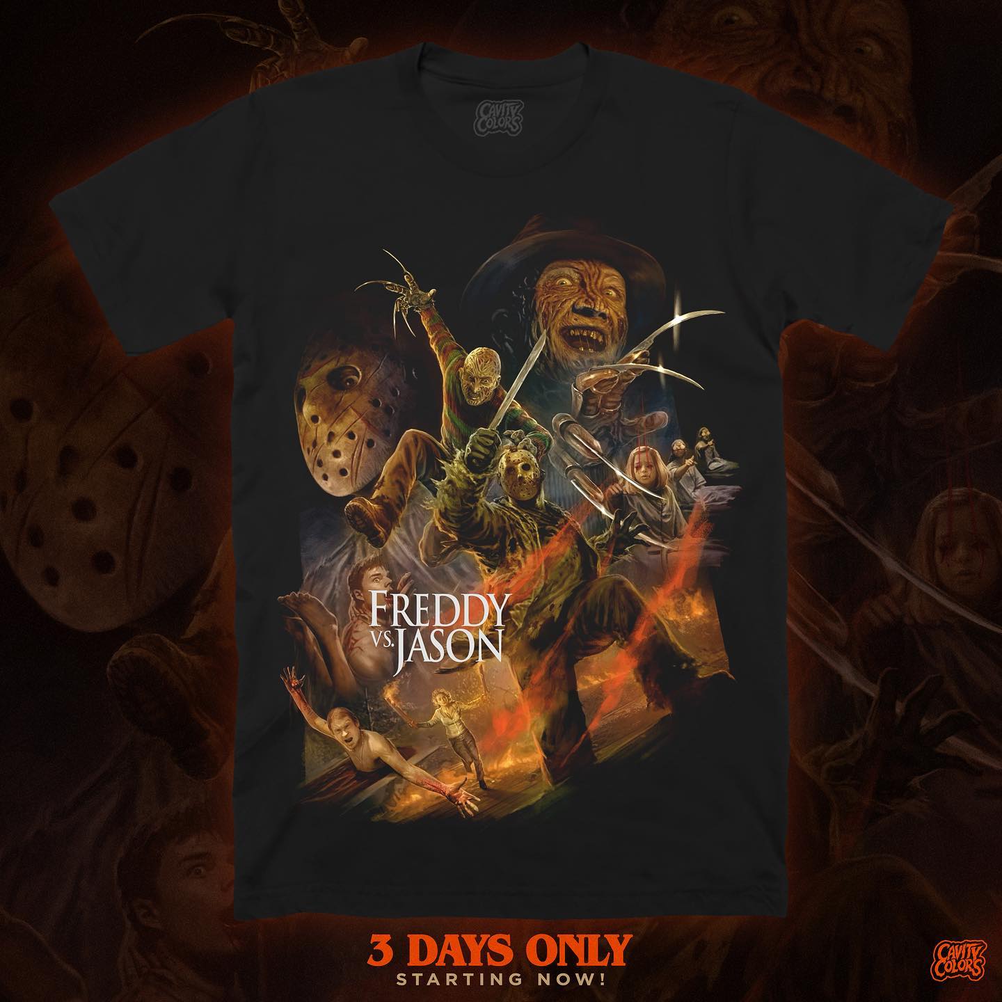 FREDDY VS. JASON ?? New T-Shirt/Hoodie available from 