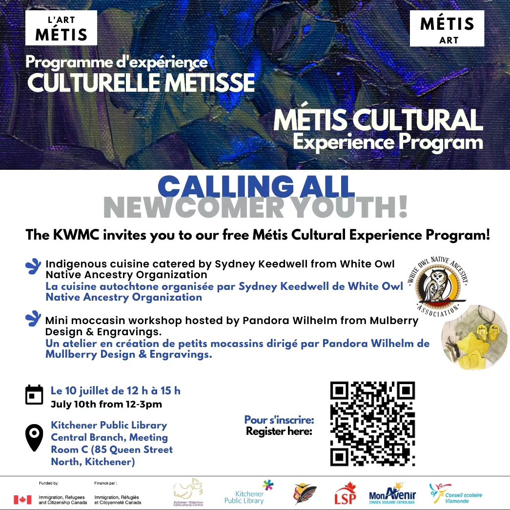 Kitchener - 📢 Do you want to learn about the Metis indigenous culture ...