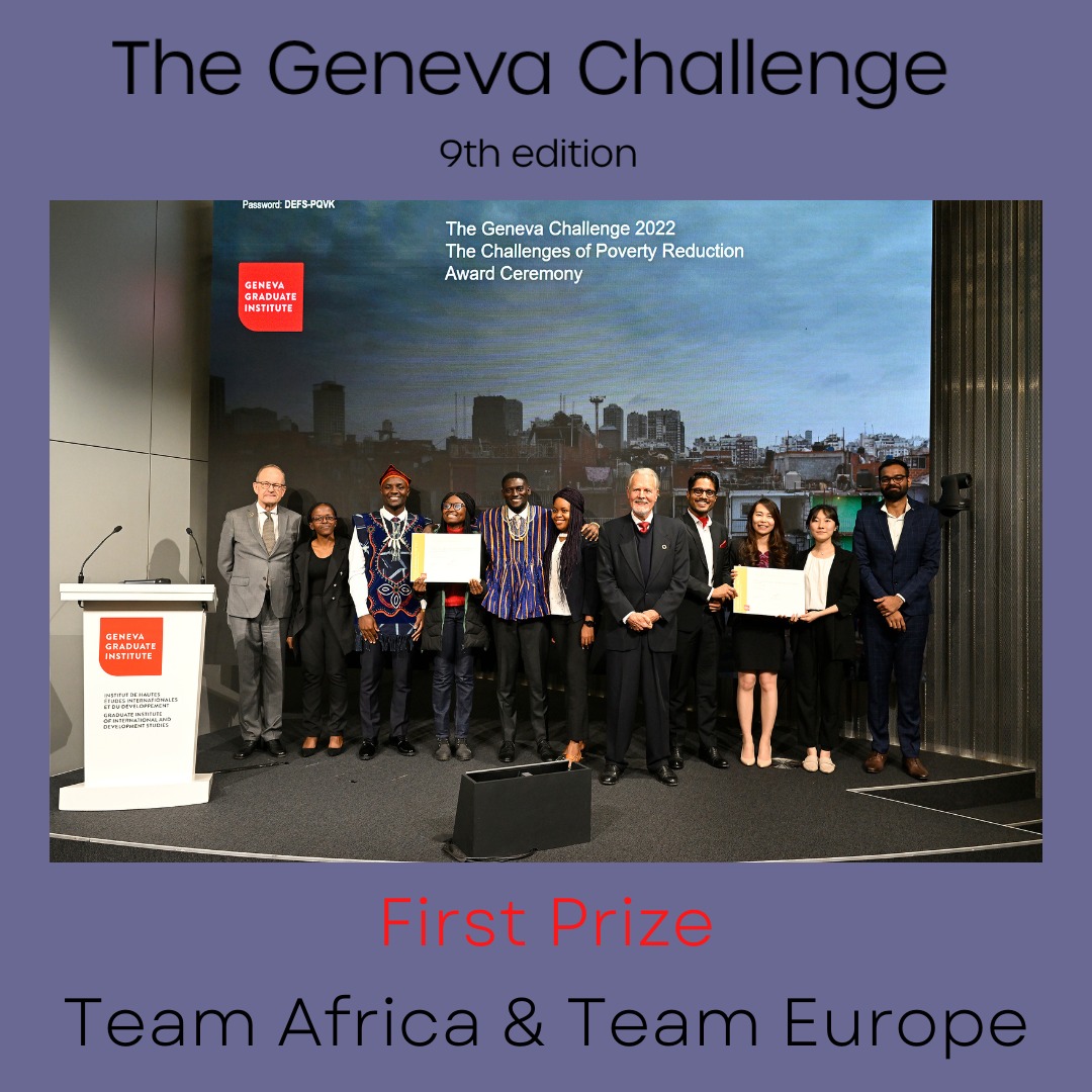 Meet the Winners of the 1st Prize of the Geneva Challenge 2022: The ...