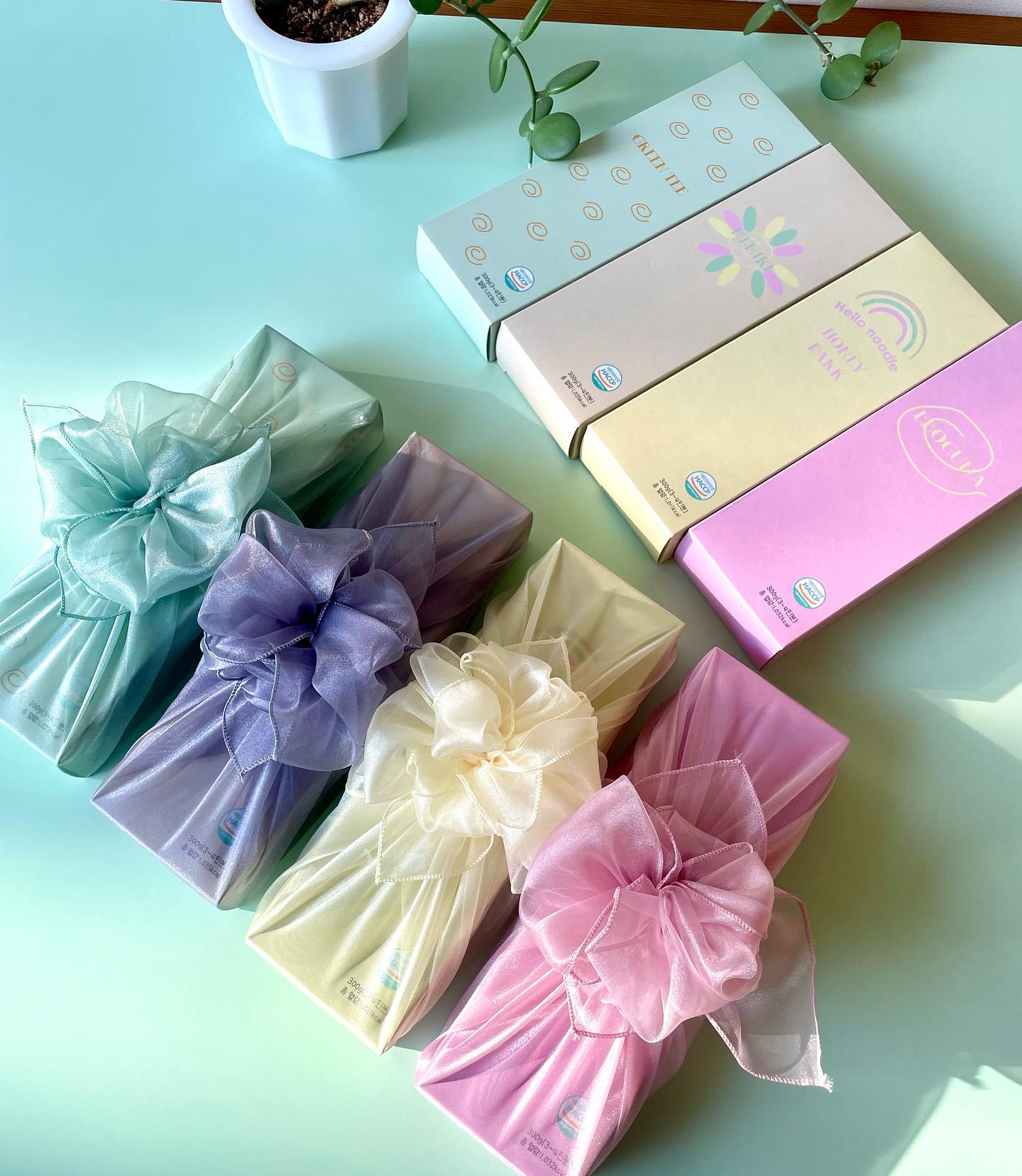 고급스럽고 세련되고 가격도 만족할수있는 말다국수 답례품 ♥️... - 가나오색수연소면 , 말다 MALDA