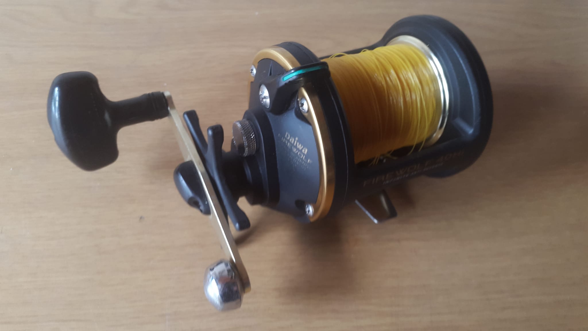 daiwa conventional reel firewolf FGCT100HSL Fuego ct Baitcasting its thinner and lighter Sold at Auction: 3 x