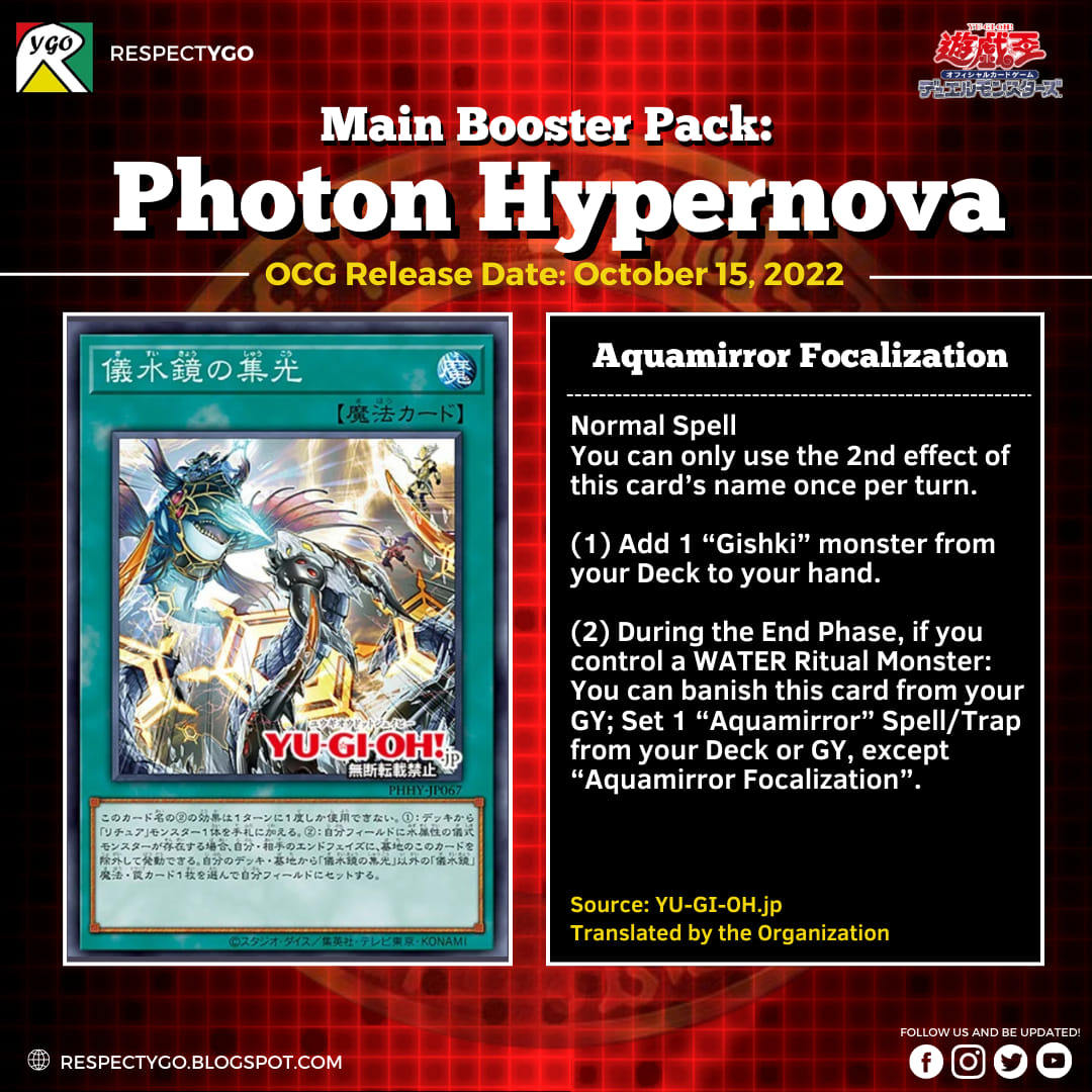 Yu-Gi-Oh Photon Hypernova set update