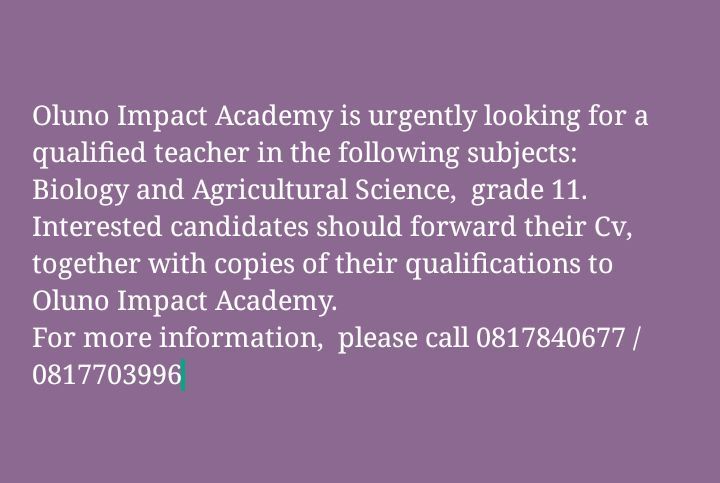 Oluno Impact Academy | Ondangwa