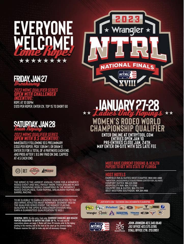 JX2 and NTRL Team Roping added... - JX2 and NTRL Team Roping