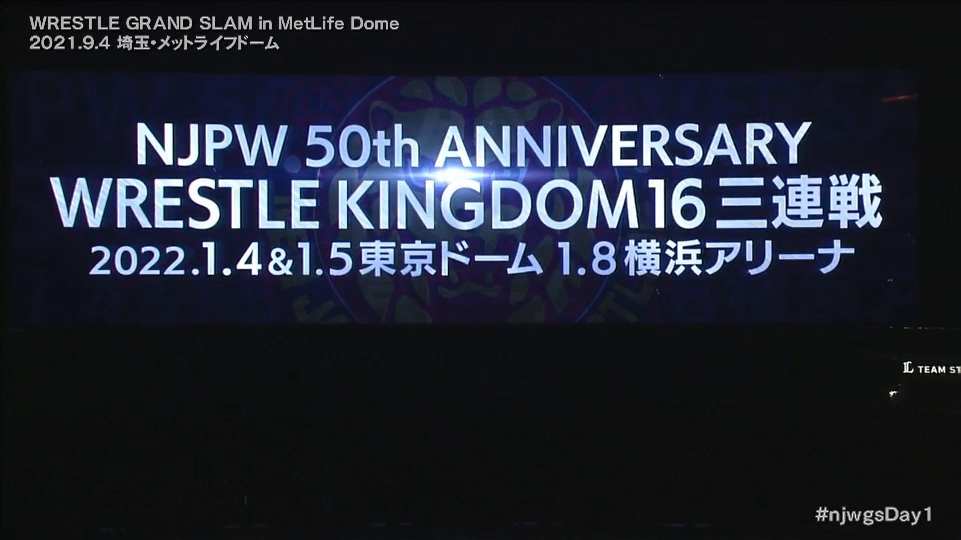 Big Audio Nightmare: Tokyo Sports Awards, early Wrestle Kingdom 