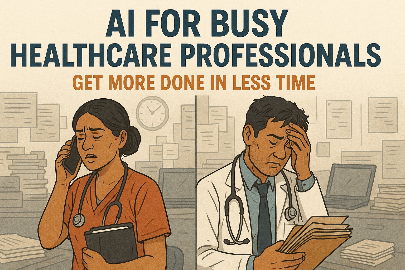AI for Busy Healthcare Professionals: Get More Done in Less Time