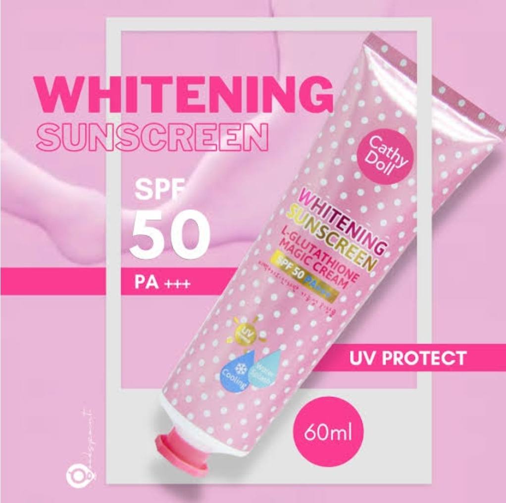 cathy l-glutathione magic body bb cream spf130 pa+++ Doll is a whitening sunscreen that has a cooling effect which is perfect for a no-makeup makeup base! Watch Toni Sia's product review on more Cathy Doll products Sunshine Derma Glow with