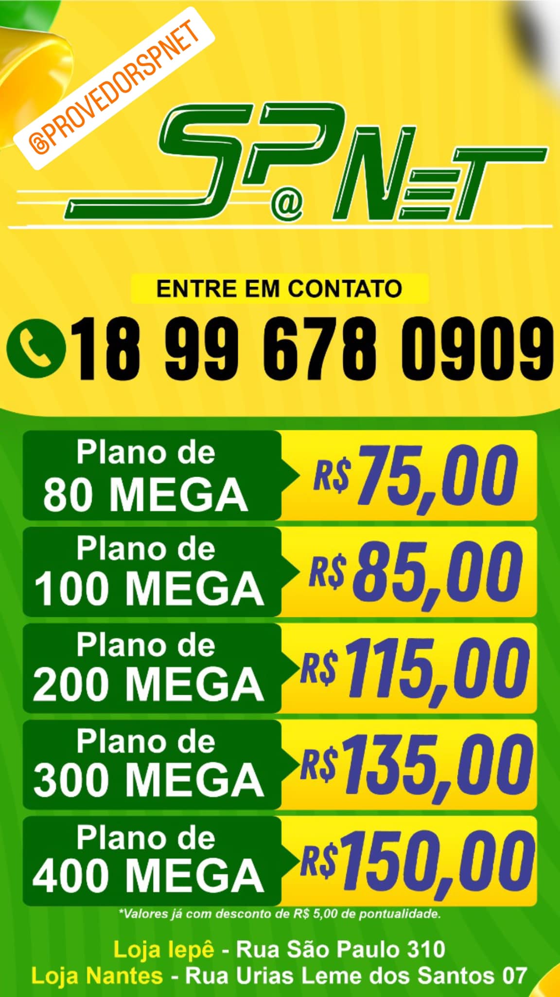 SpNet Telecom | Iepê SP