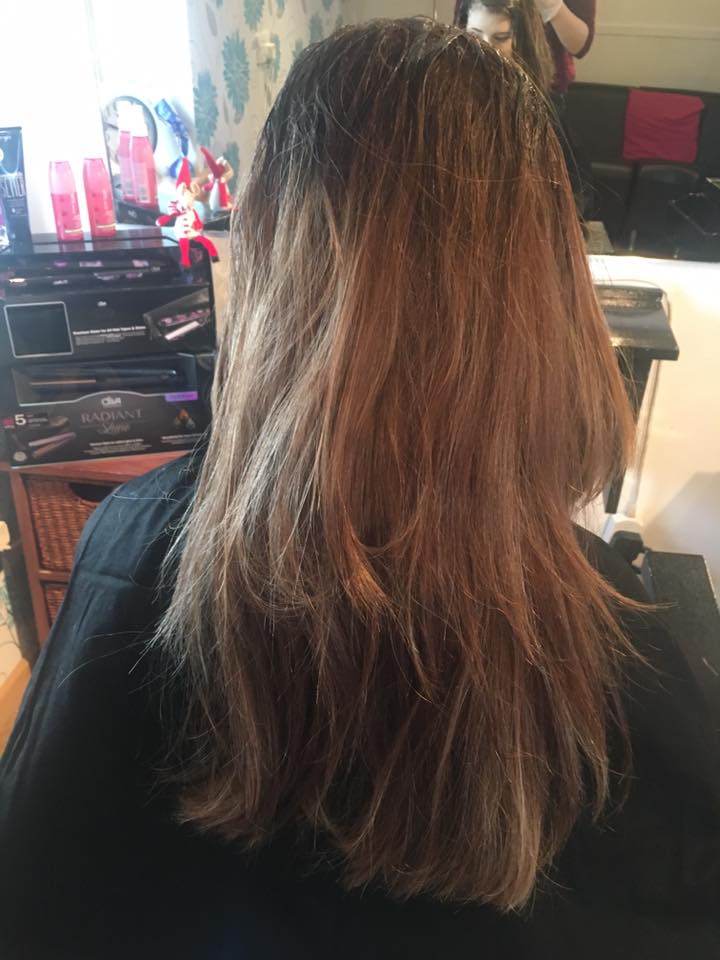 Look at this before and after 😍🍂 Hair by Jordan at Dhruva