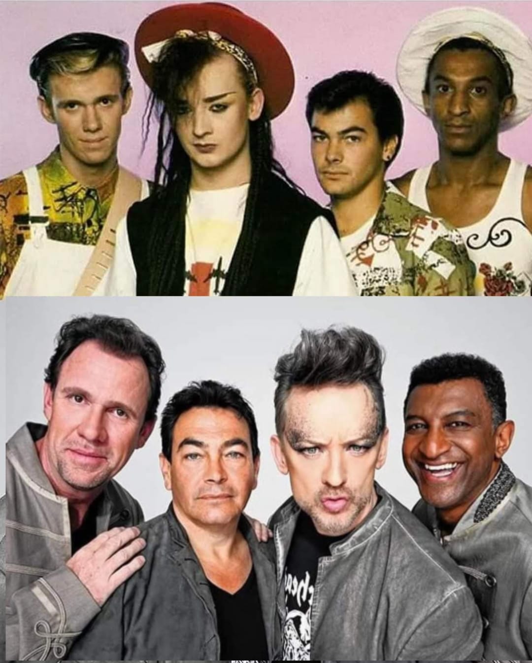 A banda lendaria dos anos 80 Culture Club! Ontem e hoje!✨️🎤🎶🎵⏳️