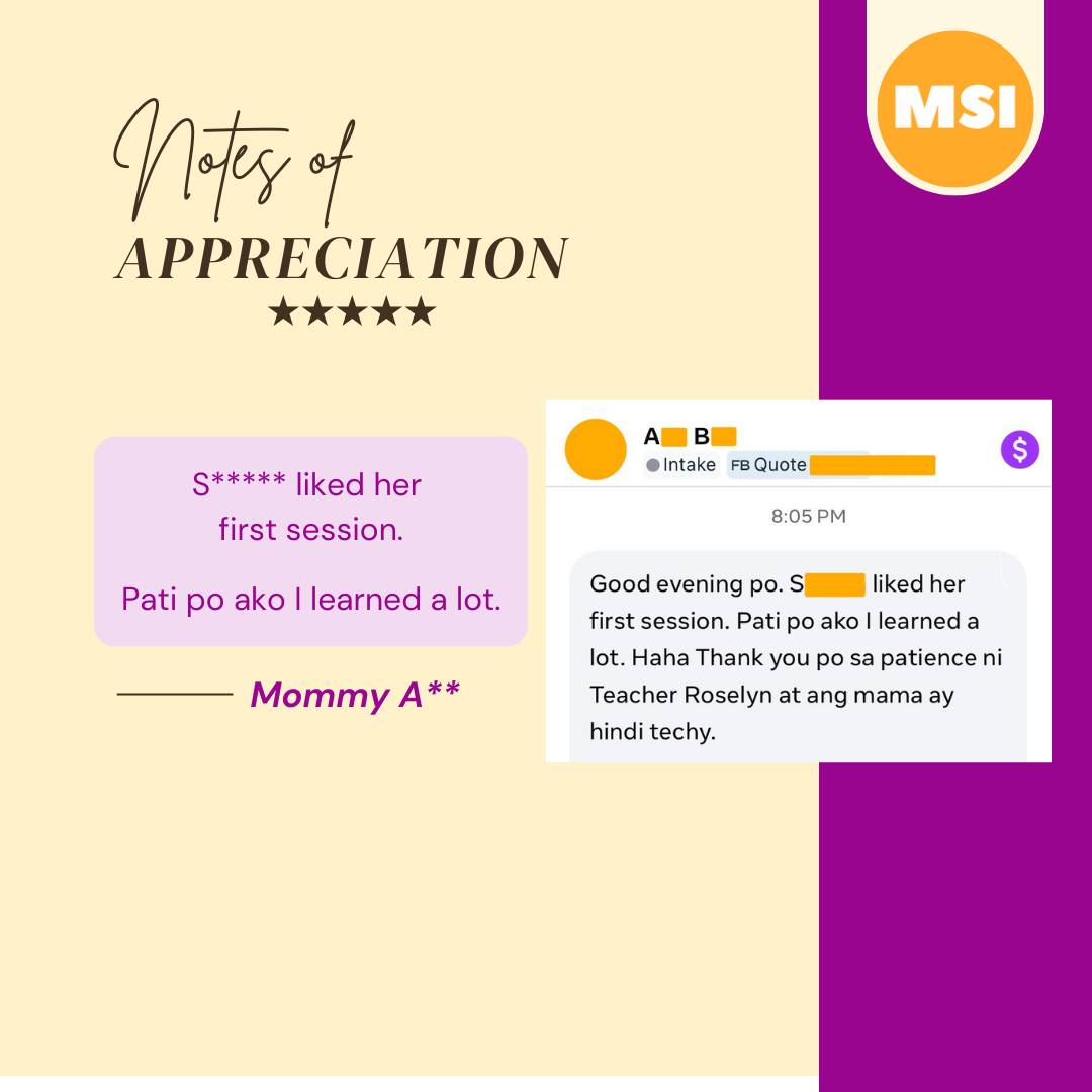 MSI Singapore Maths Learning Hub | Marikina City