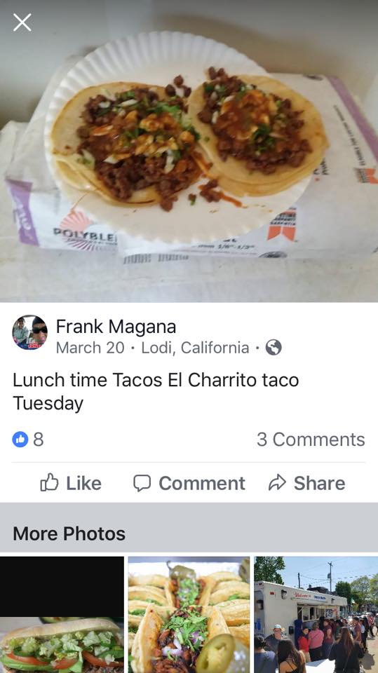 Tacos El Charrito Lodi CA