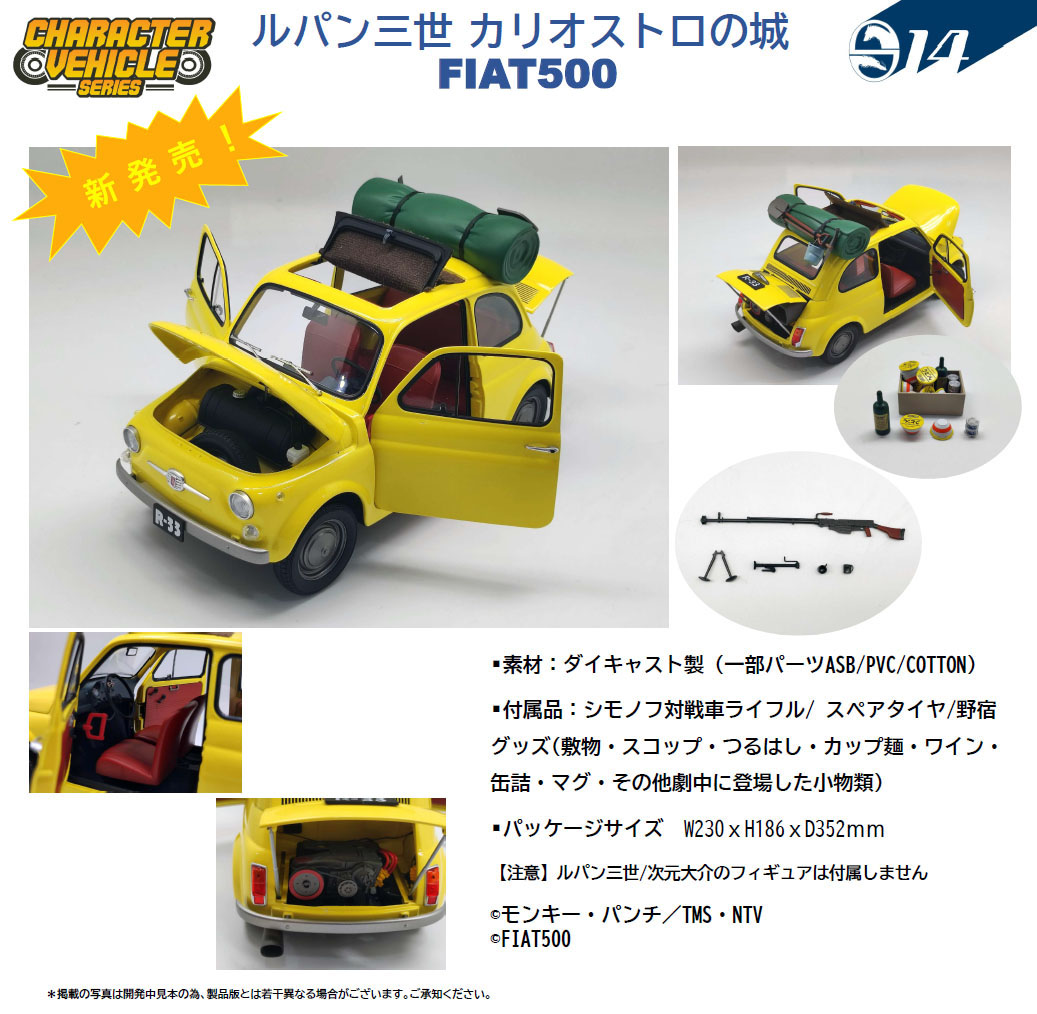 ミニカー予約】s14(エスワンフォー) 1/12 ルパン三世 カリオストロの城 