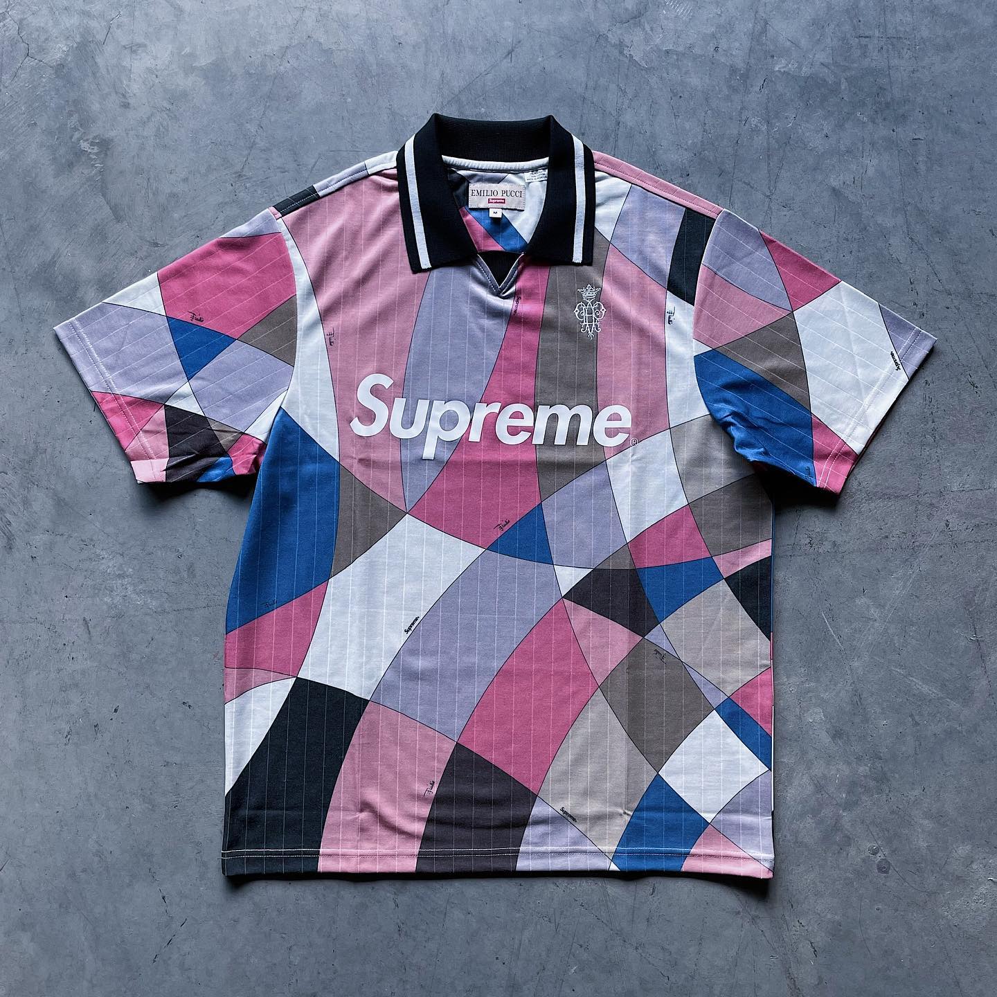 Ocean - IN STORE NOW! Supreme x Emilio Pucci “Soccer Jersey” in 
