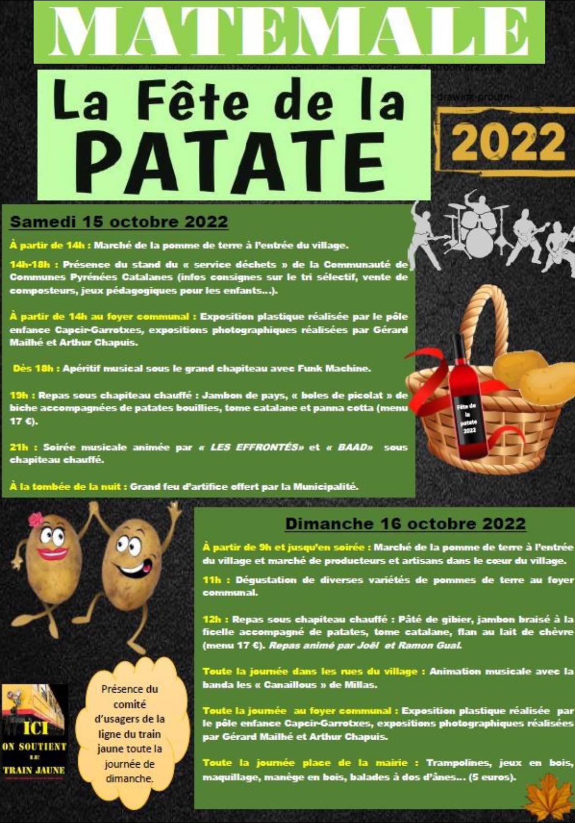 Fete De La Pomme De Terre Matemale 2022