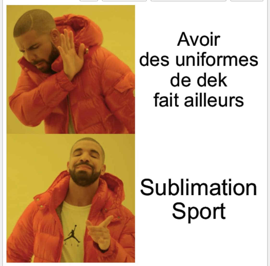 Les lundis Memes Sublimation Sport!... - Sublimation Sport