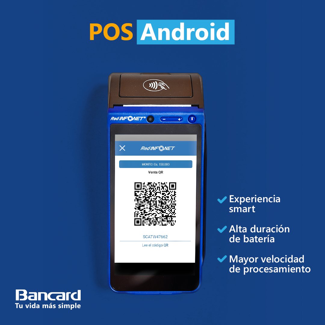 Bancard - ¿Sabías que?👀 Nuestros dispositivos POS cuentan...